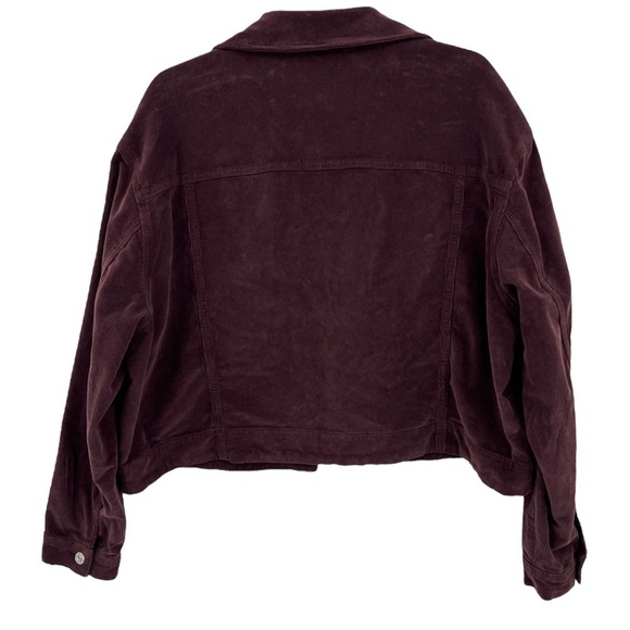 NWT’S Mavi Women's Maren Cropped mahogany corduroy Farmcore Jacket XL New - Picture 9 of 10